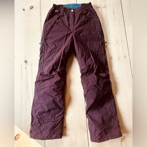 Helly Hansen Maroon Snow Pants